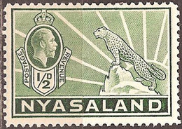 NYASALAND..1934..Michel # 36...MLH. - Nyassaland (1907-1953)