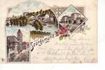 57 SARREGUEMINES !!! CPA  5996 !!! Gruss Aus Saargemünd  Litho De 1897   Rare   TOP - Sarreguemines