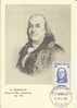 1956  France Carte Maximum  Benjamin Franklin - Electricidad