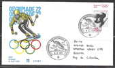 SA141-GERMANY / ALEMANIA .-. MI#: 686-F.D.C CIRCULATED TO COLOMBIA-WINTER OLYMPICS SAPPORO`72 - Hiver 1972: Sapporo