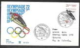 SA139-GERMANY / ALEMANIA .-. MI#: 684-F.D.C CIRCULATED TO COLOMBIA-WINTER OLYMPICS SAPPORO`72 - Hiver 1972: Sapporo