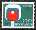 T- Sports, Yugoslavia Sc1136 Table Tennis - Table Tennis