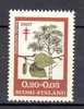 Finland 1967 Mi. 623  0.20 (M) + 0.03 (M) Tuberculosis Tuberkulose Flower Blume MNH** - Ongebruikt