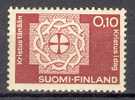 Finland 1963 Mi. 573  0.10 (M) Vollversamlung Des Lutherischen Weltbundes Helsinki MNH - Ongebruikt