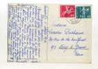 - SUISSE 1960/69 . AFFRANCHISSEMENT COMPOSE SUR CP DE 1970  POUR LA FRANCE - Cartas & Documentos