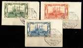 Turchia - 1913 Serie 3 Valori CPL Moschea Di Selim - Su Frammento Annullo F.D. - Used Stamps