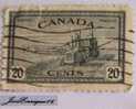 POSTES CANADA POSTAGE - 20 CENTS - Luftpost