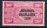 JO  18  **  Cob 185 - Dagbladzegels [JO]