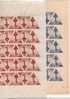 2 Feuilles Des N° Pa 11&12 *** ( 2 X25 Valeurs ) 1943 - Somalie (1960-...)