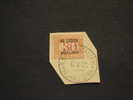 UFFICI POSTALI ALL'ESTERO - PECHINO-FRAMMENTINO-   SEGNATASSE  1918 CIFRA SOPR. 12c.su30c.,TIMBRATO/USED. - Peking