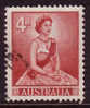 1959-1962 - Australian Queen Elizabeth II Definitive Issue 4d LAKE Stamp FU - Used Stamps