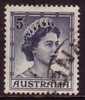 1959-1962 - Australian Queen Elizabeth II Definitive Issue 5d DEEP BLUE Stamp FU - Used Stamps