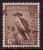1937-1959 - Australian Animals & Birds 6d KOOKABURRA Stamp FU - Oblitérés