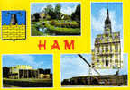 Carte Postale   80.  Ham  Trés Beau Plan - Ham