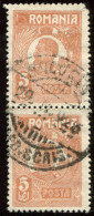 Pays : 409,21 (Roumanie : Royaume (Ferdinand Ier))  Yvert Et Tellier N° :   295 (o)  Type VII (paire) - Oblitérés