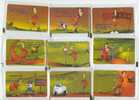 Lithuania Puzzle Comics Happiness Bonheur Set Of 9 Prepaid Mint RRR !!! - Puzzles