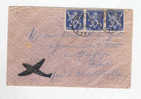 729/14 - Lettre PAR AVION TP Lion V WOLUWE 1948  Vers DILOLO Congo - TARIF PREFERENTIEL 5 F 25 - Cartas