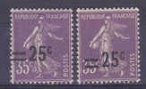 VARIETE N° 218  TYPE SEMEUSE     NEUFS LUXES VOIR DESCRIPTIF - Unused Stamps