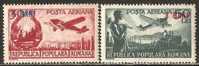 Romania 1952 Mi# A 1363-1363 ** MNH - Surcharge - Air Post - Neufs
