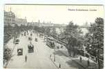 LONDON - THAMES EMBANKMENT - CAR - BUS - Scan Recto-verso - - River Thames