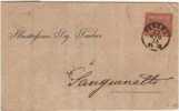1873 Lettera Da Verona A Sanguinetto Con 2 Cent. T15 - Oblitérés