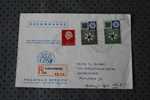 1958 LETTER Recommandé  ENVELOPPE DE GRAVENHAGE NETHERLANDS P/ BADEN DEUTSLAND MARCOPHILIA MARCOPHILIE PAYS - BAS - Storia Postale