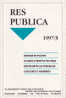 Res Publica 1997/3 Revue De Science Politique - Politik