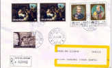 Vaticano** Natale ´96 X2, Celestino V S.Alfonso, £ 1000 Viaggi ´95, Verso L´Anno Santo £400 (retro) - Lettres & Documents