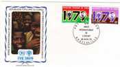 UNO Jahr Des Kindes 1979 Kinder/Emblem Kongo Brazaville 676/7+ Block 21 FDC 4€ UNICEF / UNESCO Children Cover Of Congo - FDC