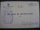 CIUDAD REAL 1980 A Noya La Coruña Galicia Juzgado 1ª Instancia E Instruccion Nº1 Court Of Justice Sobre Cover Lettre - Postage Free