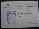 CIUDAD REAL 1985 A Noya La Coruña Galicia Juzgado 1ª Instancia E Instruccion Nº2 Court Of Justice Sobre Cover Lettre - Franquicia Postal