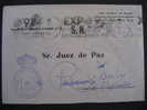 SALAMANCA 1989 A Ribeira Coruña Juzgado 1ª Instancia Instruccion Nº1 Juez Paz Franquicia Postage Paid Sobre Cover Lettre - Portofreiheit