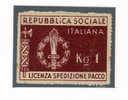 Italia Italy Italien   1944   Franchigia Militare RSI   MLH - Ungebraucht