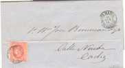 ESCA48.L3499DM.CARTA DE PUERTO DE SANTA MARIA A CADIZ .1864.(Ed 48).MUY BONITA - Cartas & Documentos