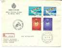 1978 - San Marino 1105/06 + 1007/08 Fiera + Telecomunicazioni FDC      15/20M - Lettres & Documents