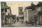 Carte Postale Ancienne Appoigny - La Rue De L'Eglise - Appoigny