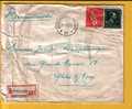 696+910 Op Brief Met Postagentschapstempel (Agence) * AUDERGHEM-OUDERGEM 21 *  !!!!! - 1936-1957 Col Ouvert