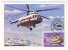 Postcard - Mi - 8 - Helicópteros