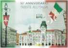 Prodotti Filatelici: Folder Poste Italiane: 50° Anniversario Della Restituzione Della Città Di Trieste All'Italia - Pochettes