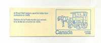 - CANADA . CARNET COMPLET - Volledige Boekjes