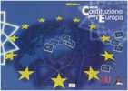 Prodotti Filatelici: Folder Poste Italiane: Una Costituzione Per L'Europa - Geschenkheftchen