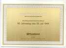 - ALLEMAGNE .RFA . FDC FEUILLE  20 JULI. 1944 . CACHET 1er JOUR 14/7/94 BONN - Andere & Zonder Classificatie