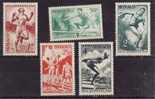 MONACO 1948 Londres N 319 .23 Neuf  X Serie Compl. - Unused Stamps
