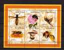 Abeilles Insects Insectes Bees  GUINÉ-BISSAU 2001 Souvenir Sheet Bloc  Sp1465 - Bienen