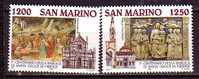 Y7793 - SAN MARINO Ss N°1452/53 - SAINT-MARIN Yv N°1402/03 ** BASILIQUE ST CROCE - Neufs