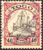 German Togo #13 XF Used 40pf From 1900, German Expertized - Togo