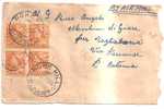 40679)lettera Aerea Australiana Con 4x6 1/2 Con Annullo Postale - Marcophilie