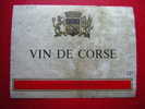ETIQUETTE -VIN DE CORSE  12 ° DAMOY VINS FINS - Vino Tinto