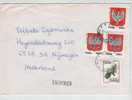 Poland Express Cover Sent To Netherlands Jaslo 12-4-1995 - Cartas & Documentos