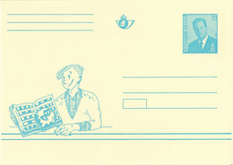 Carte Postale Neuve Type Albert II MVTM 16 F Bleu - La Collection De Timbres - Illustrated Postcards (1971-2014) [BK]